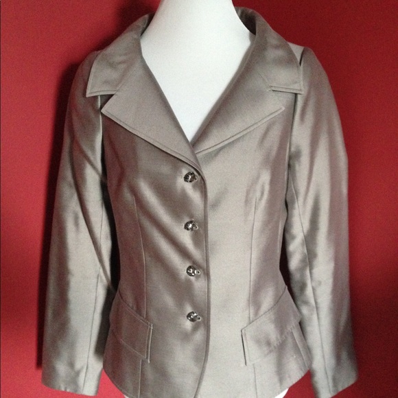 Teri Jon by Ricky Freeman Silk Top - Picture 1 of 4